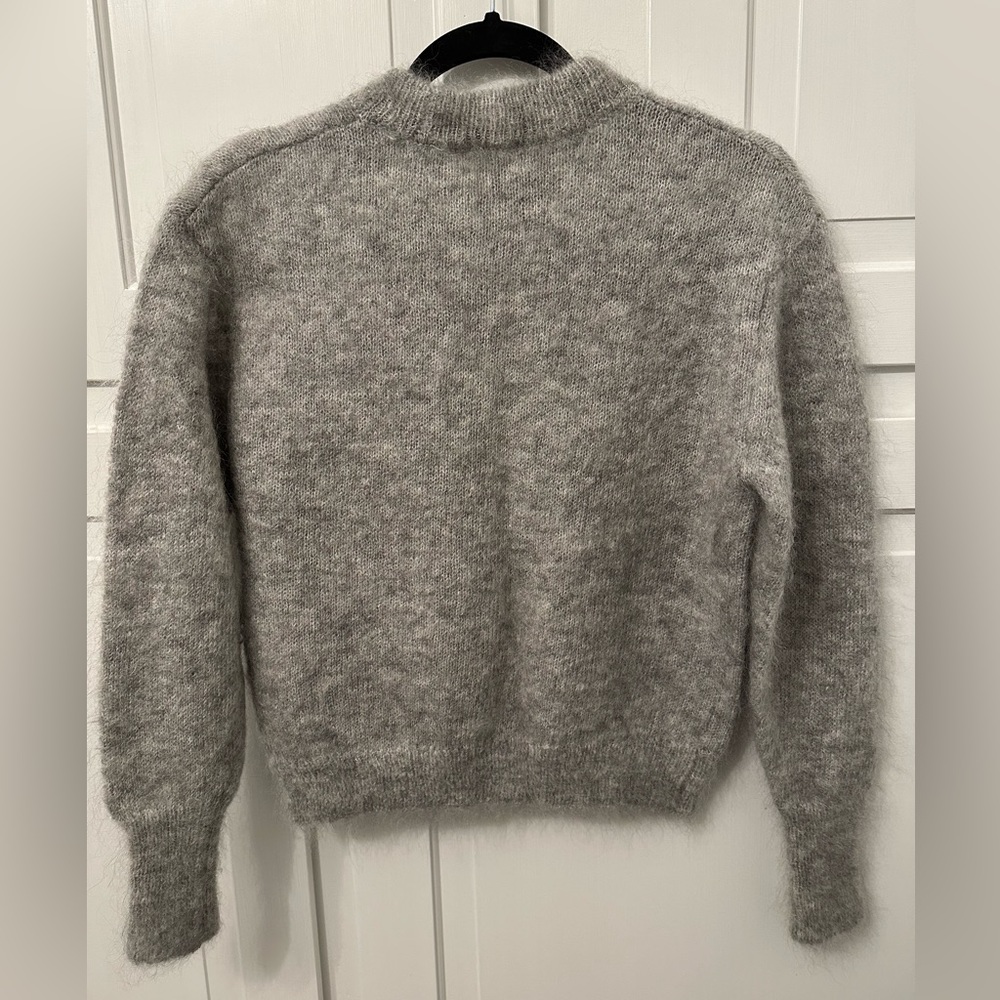 XS Wilfred Gray Wool Sweater